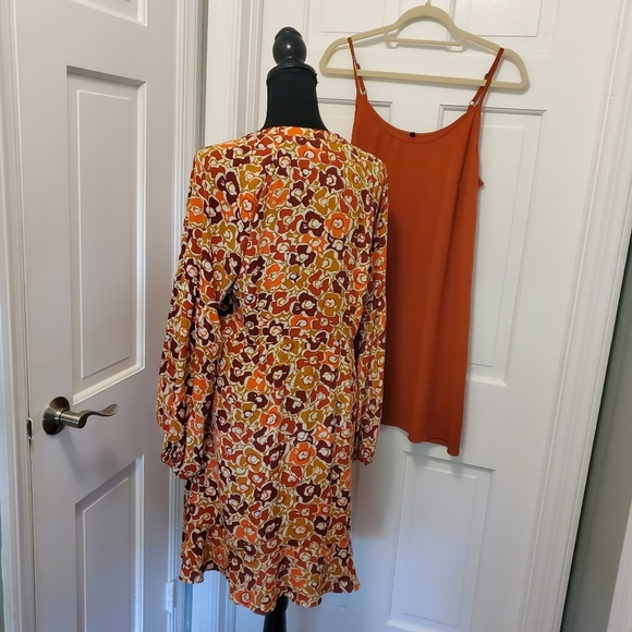 CAbi "Daydream" A-Line Midi Dress Size Medium, Style #4238, Colorful, Autumn - Picture 5 of 14
